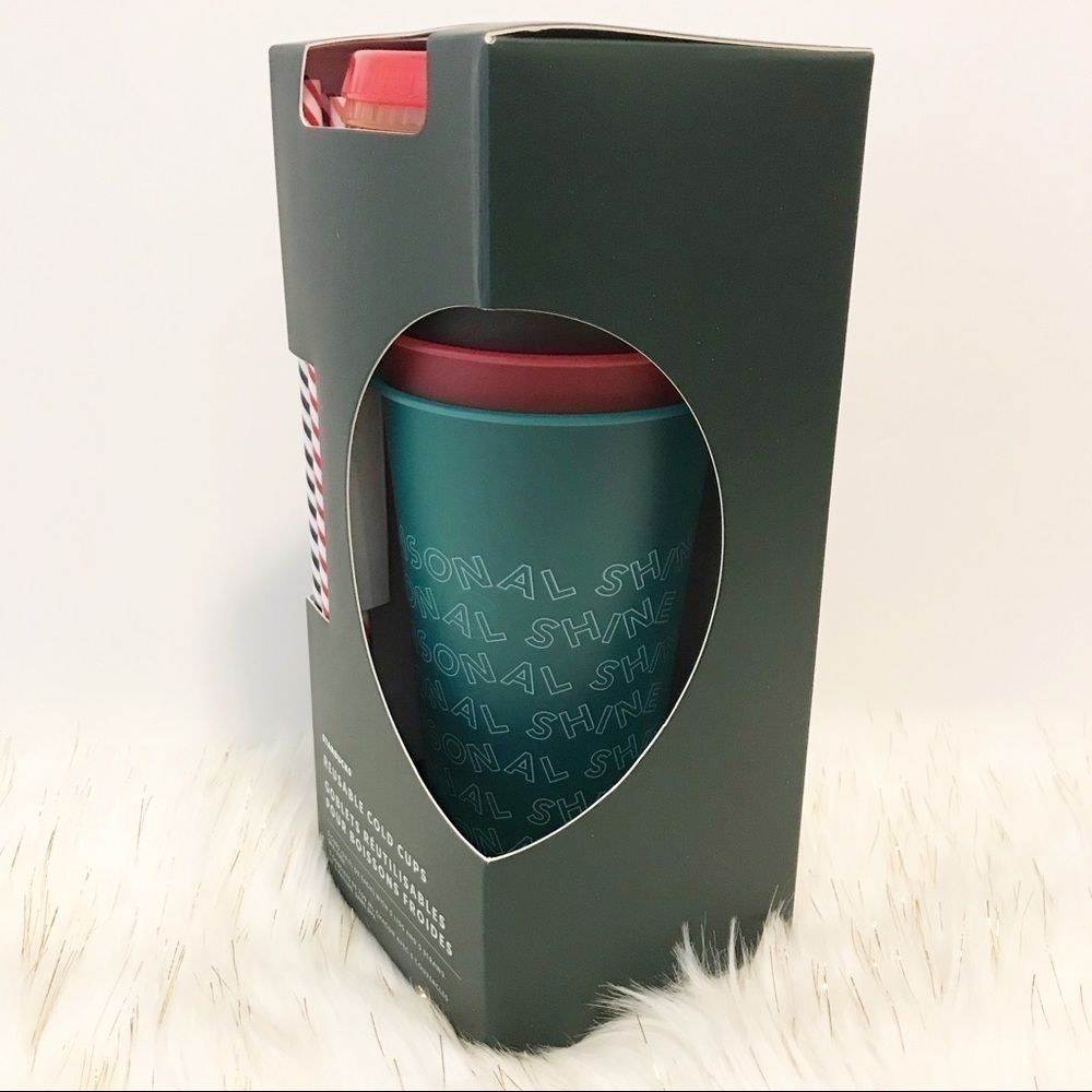 NWT Starbucks 2019 Holiday Reusable Cold Cups - Picture 2 of 4